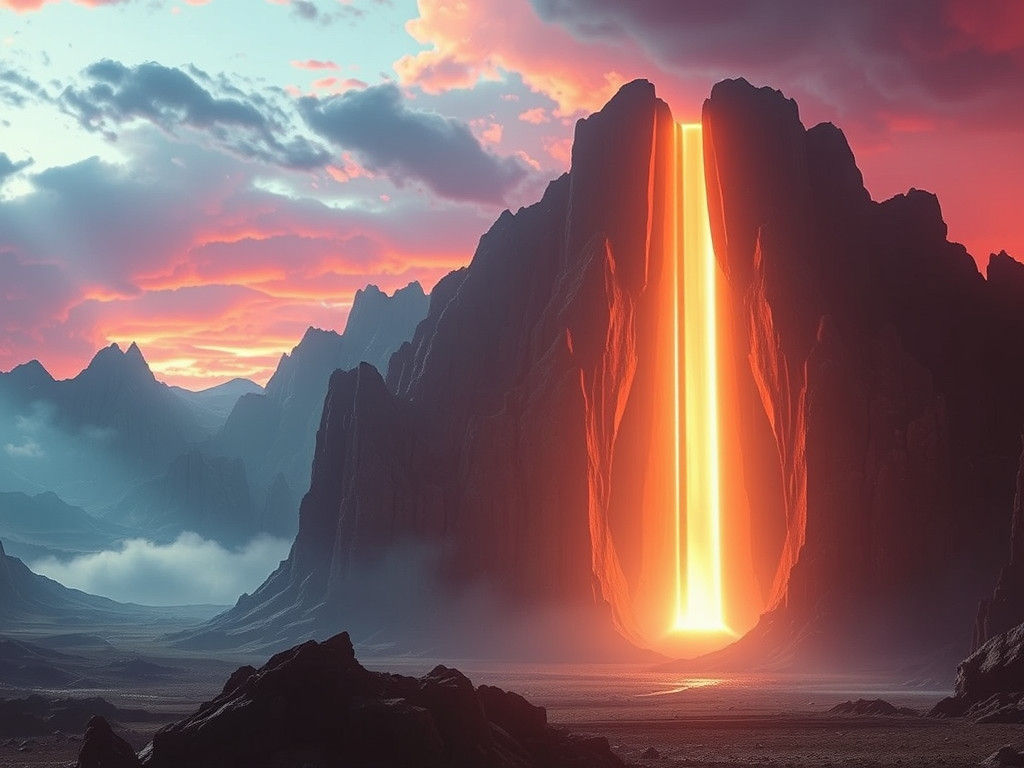 Cinematic Futuristic Landscape with Epic Storytelling