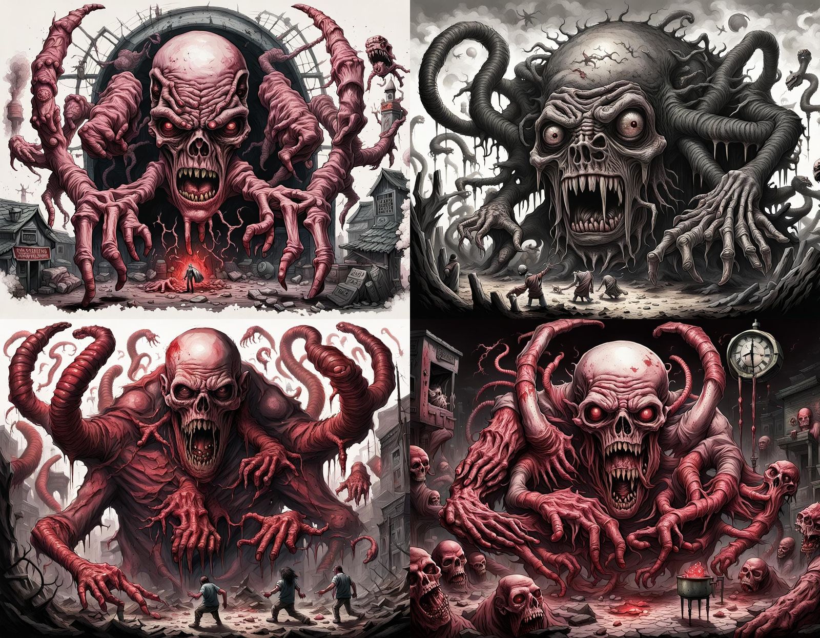 Disturbing Homunculus Extraction: A Horror Scene