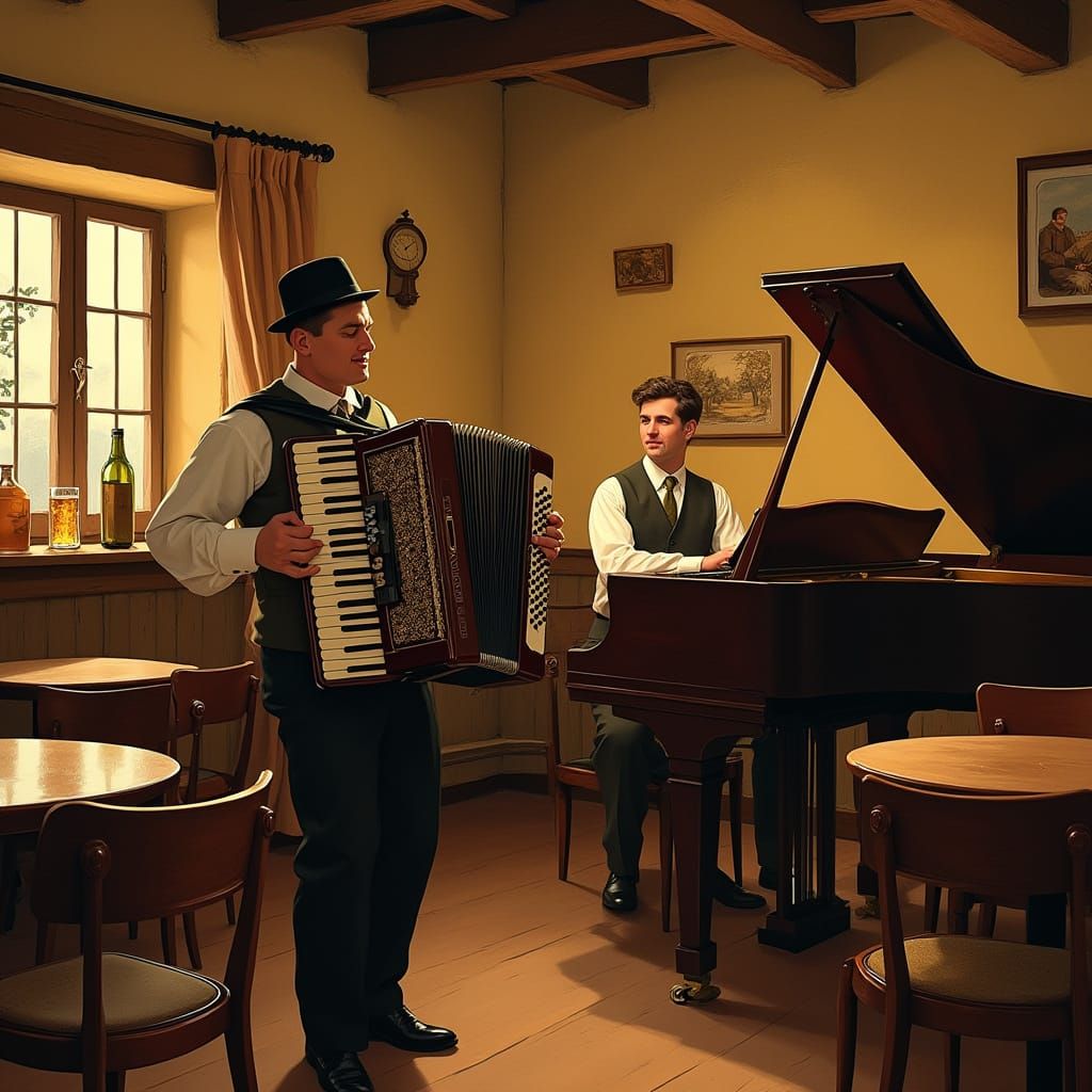 Traditional German Beer Hall Band in Vibrant Tanzmusik Style