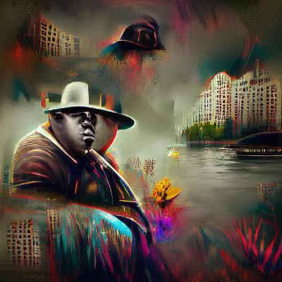 Notorious B.I.G in Film Noir Style