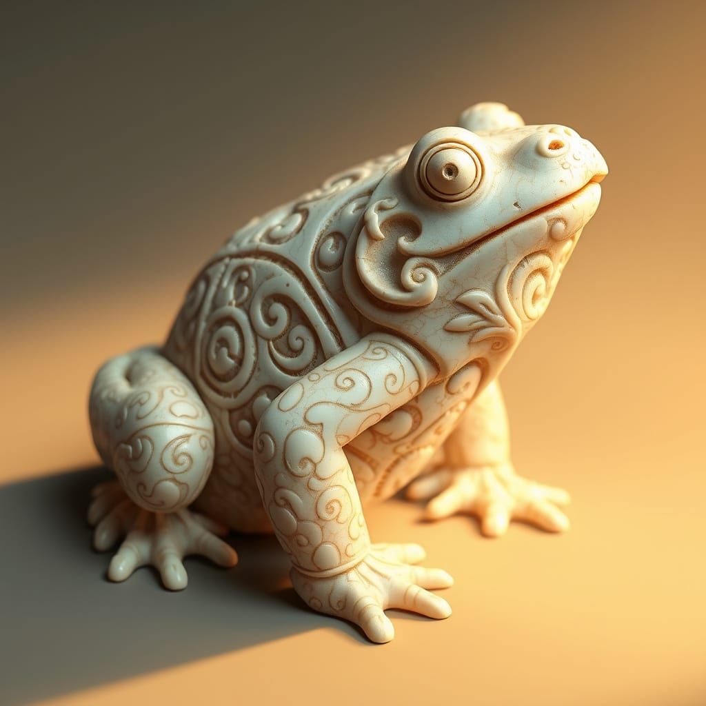 Alabaster Frog