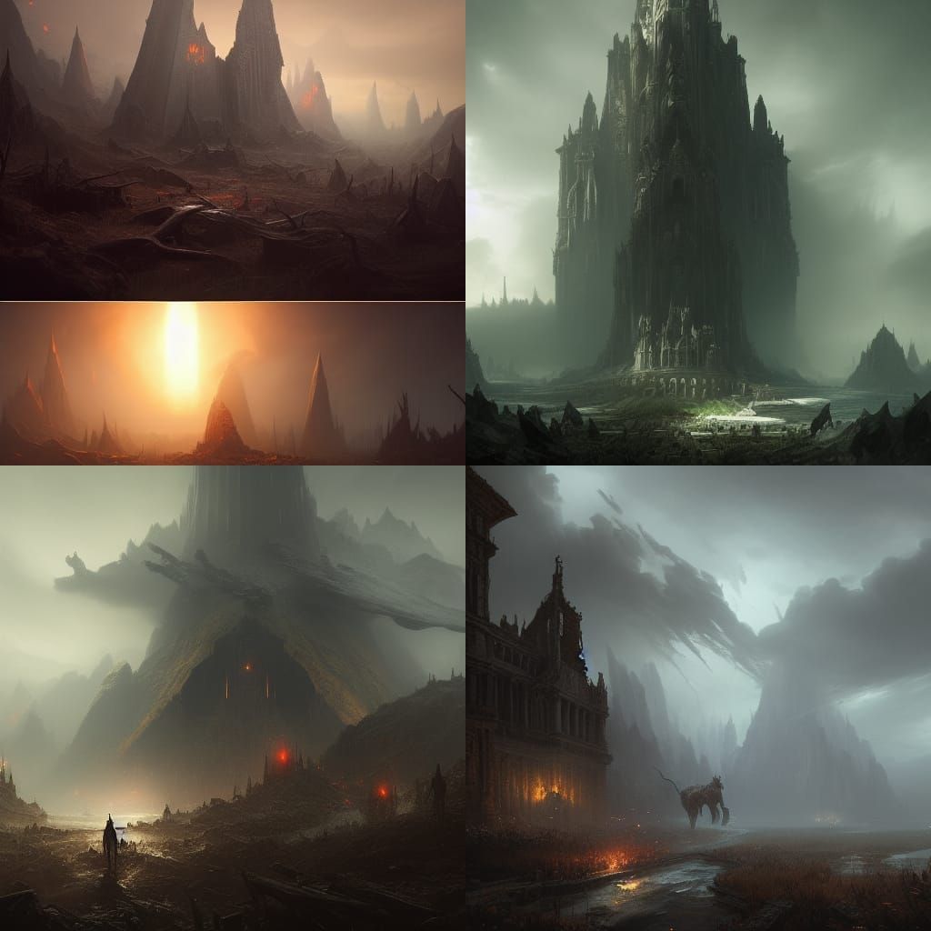 Holder of Dead Lands: Dark Fantasy Concept Art