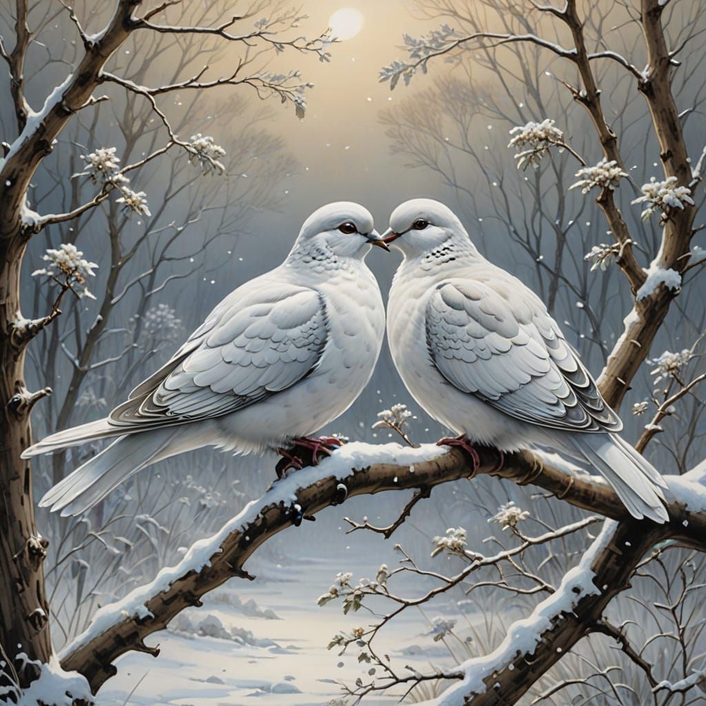 Whispers of Devotion in a Winter Wonderland