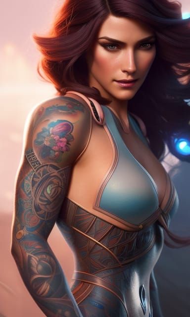 Disney Pixar Cortana Cosplay Portrait in 8K