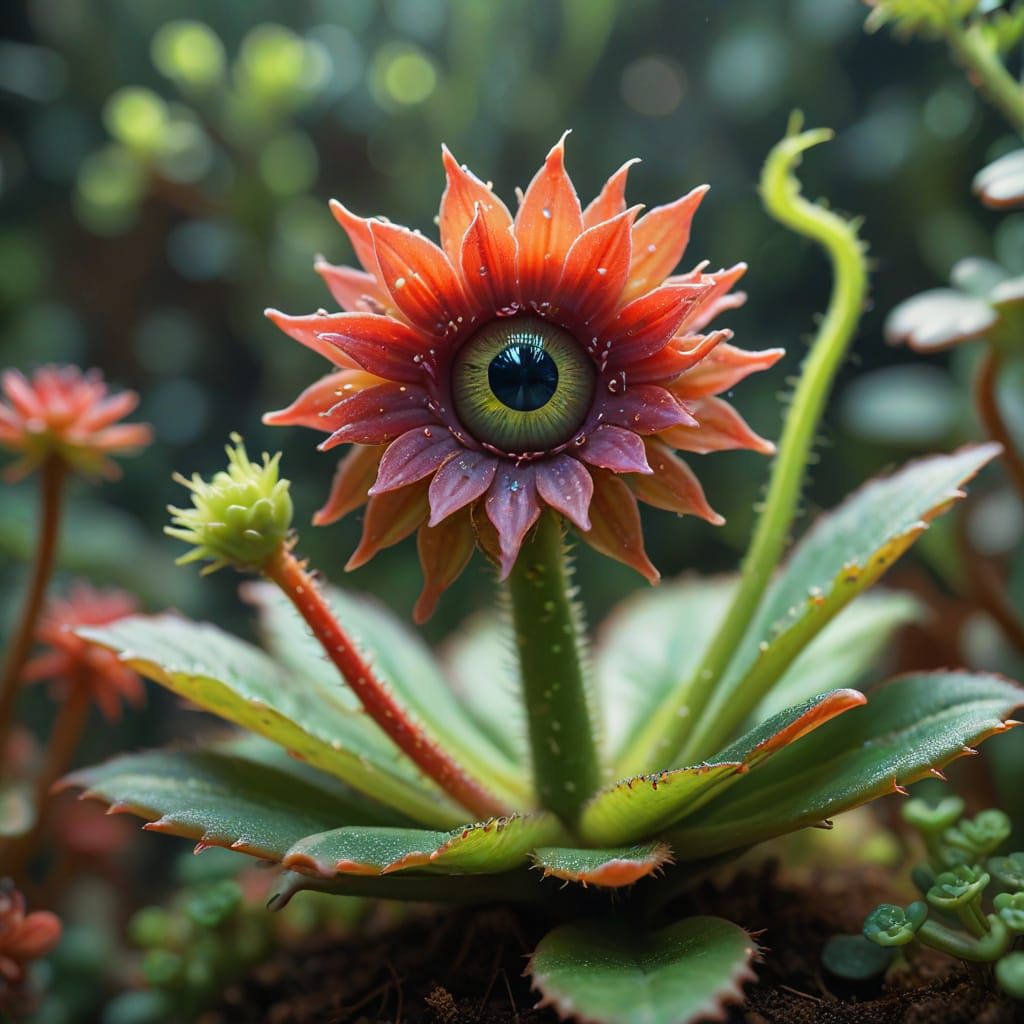 Cute Carnivorous Plant Explains Biology in Hyperrealistic St...