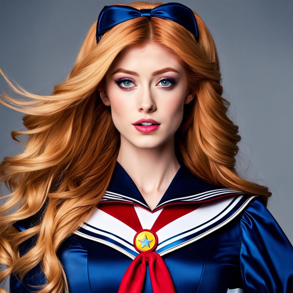 Katherine McNamara as Sailor Moon Character