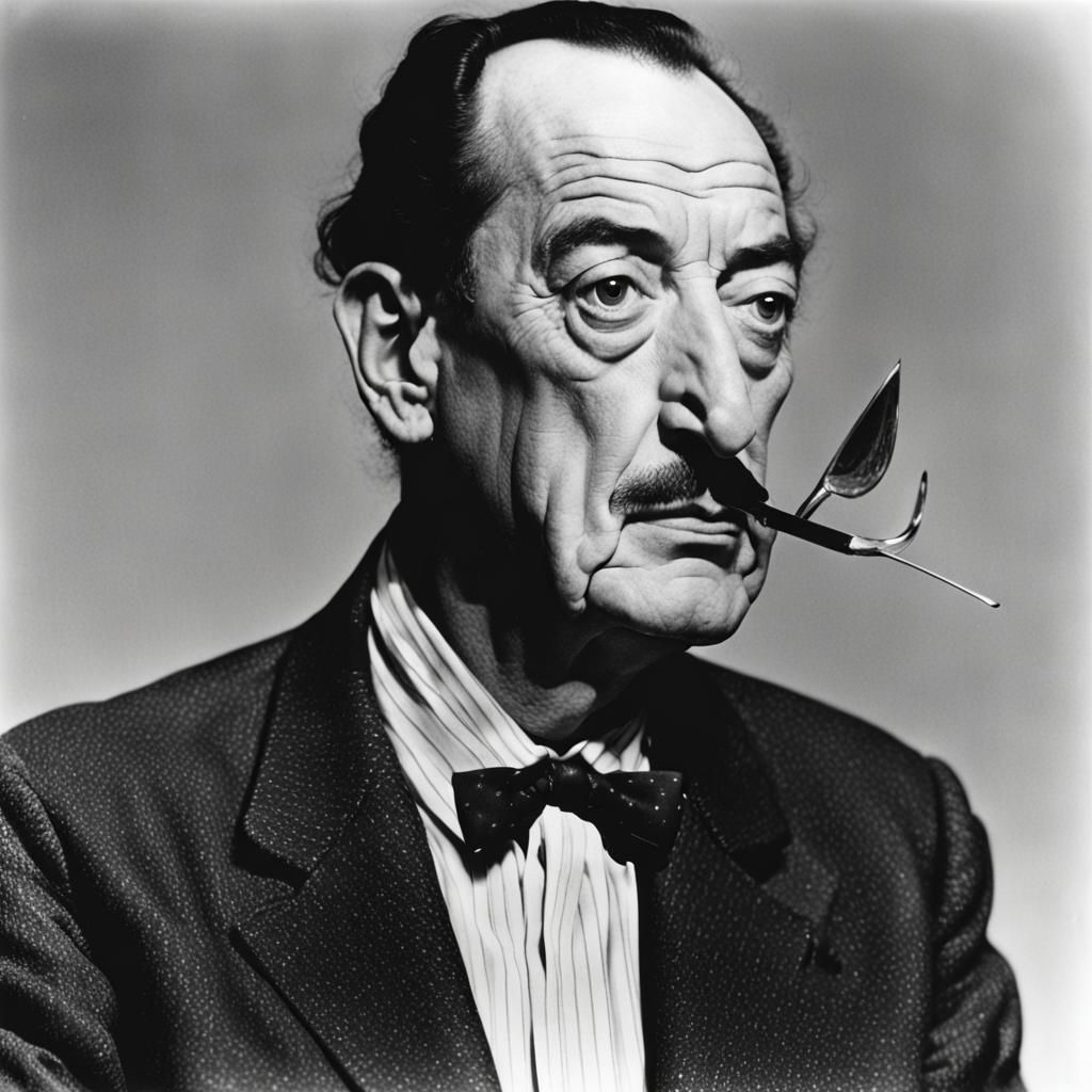 Surreal Desert Landscape in Style of Dali