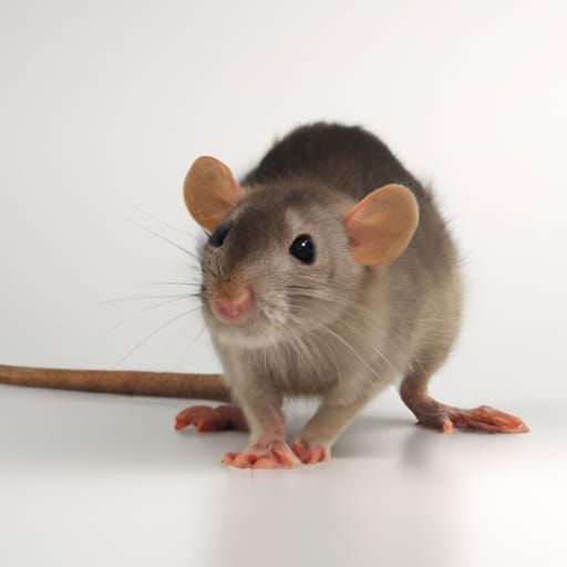 Simple AI Image of a Rat