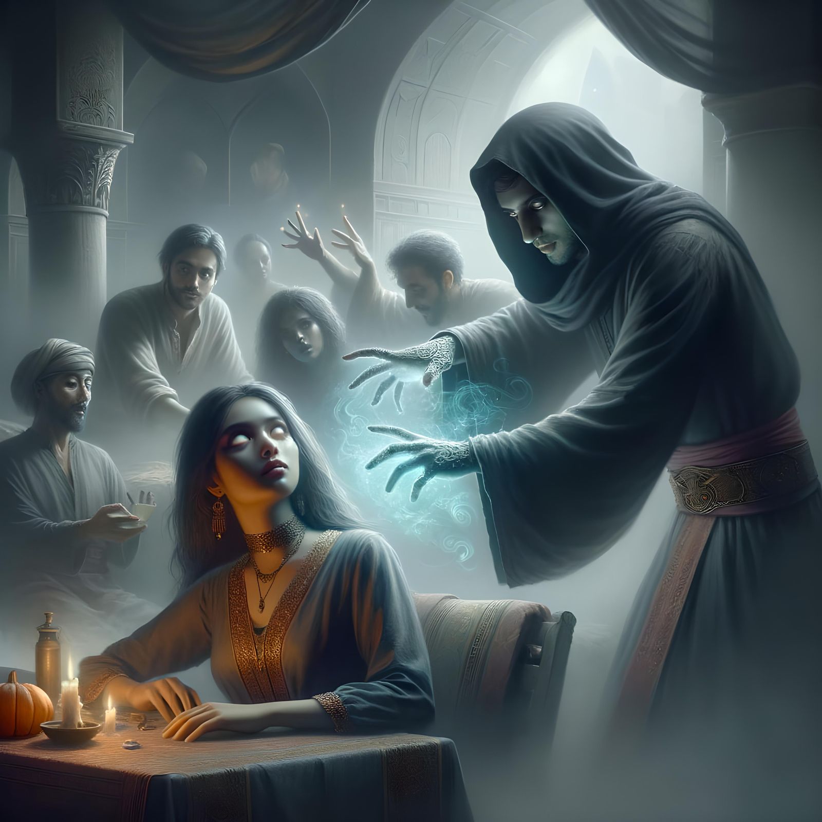 Necromancer's Unseen Spell Cast in Lively Gathering