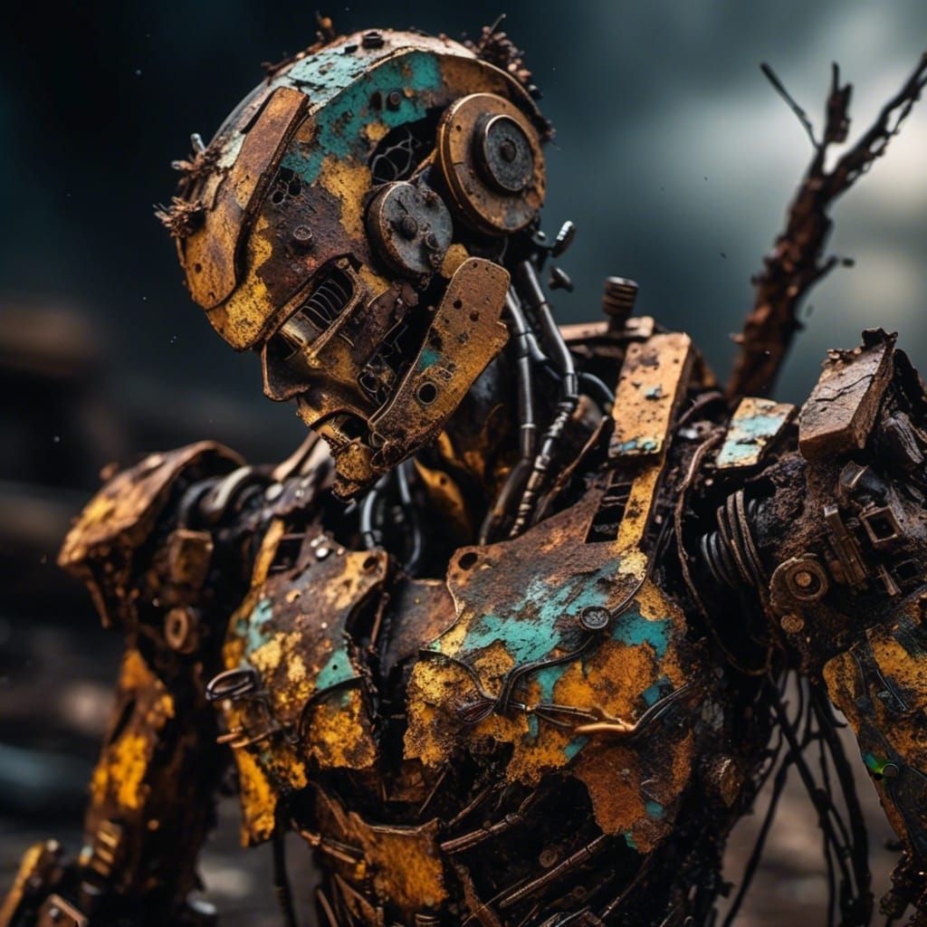 🎶 "Actin' like a robot, its metal brain corrodes." 🎶