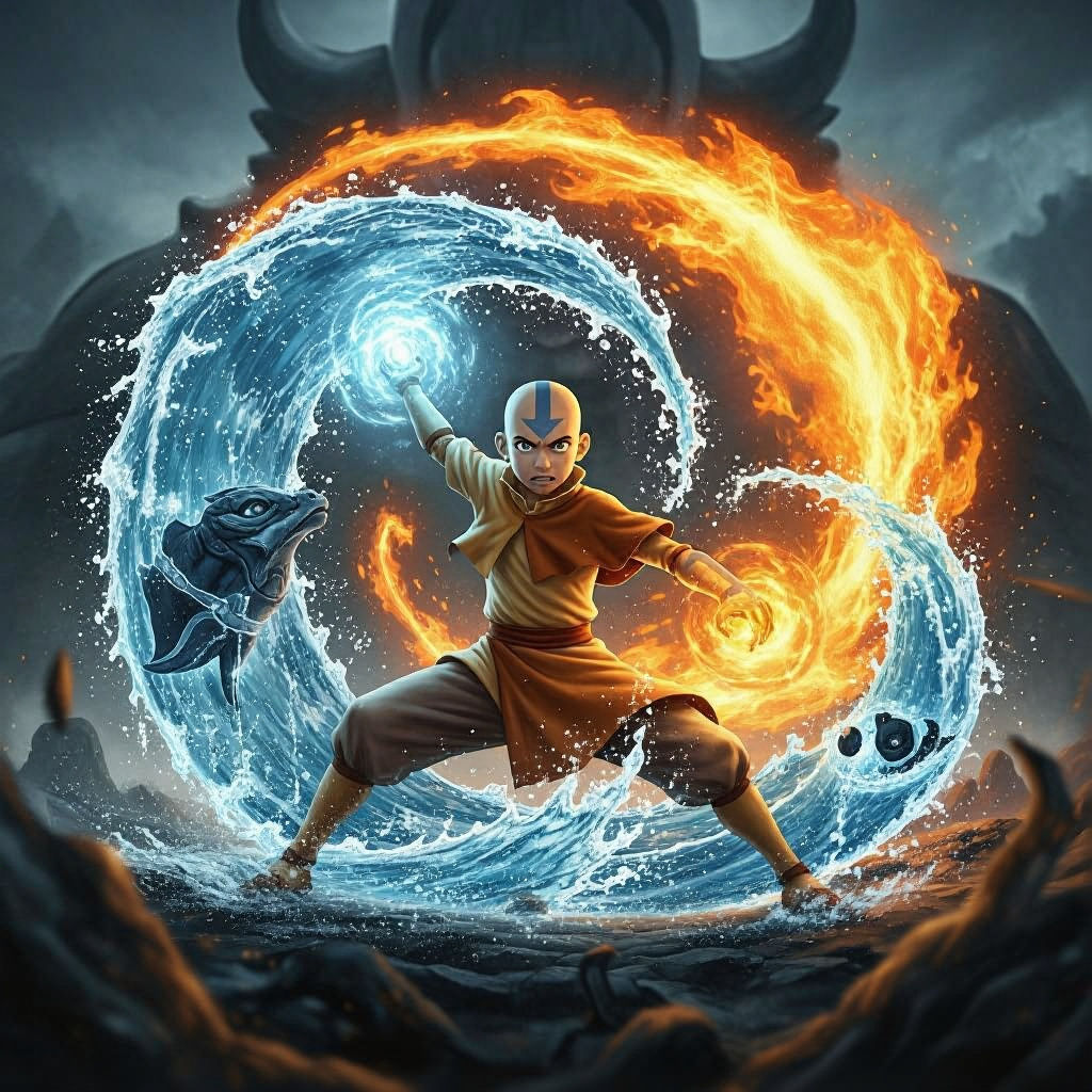 Avatar Aang's Mighty Battle