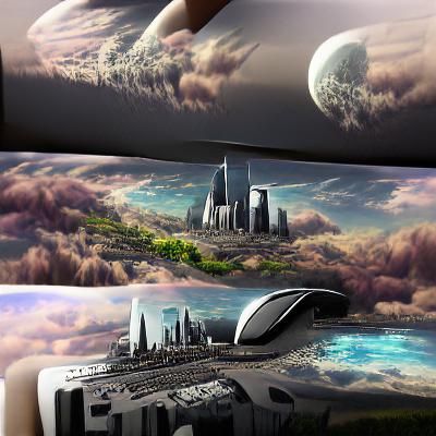 Detailed Matte Painting of the Future