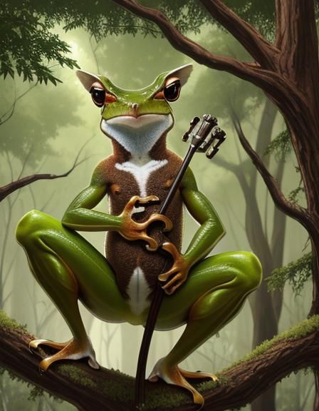 Kangaroo Tree Frog Hybrid Fusion