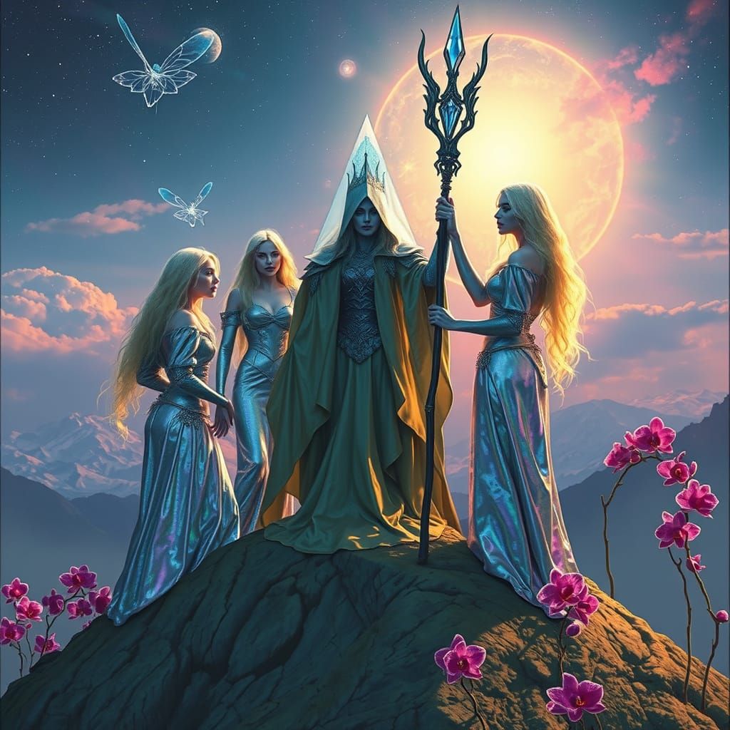 Electric Silver Water Witches Receive Cosmic Blessing