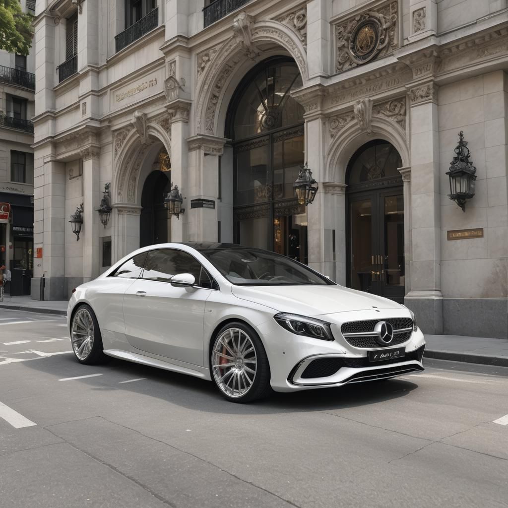 Luxury Coupe with Detailed Interior, Photorealistic