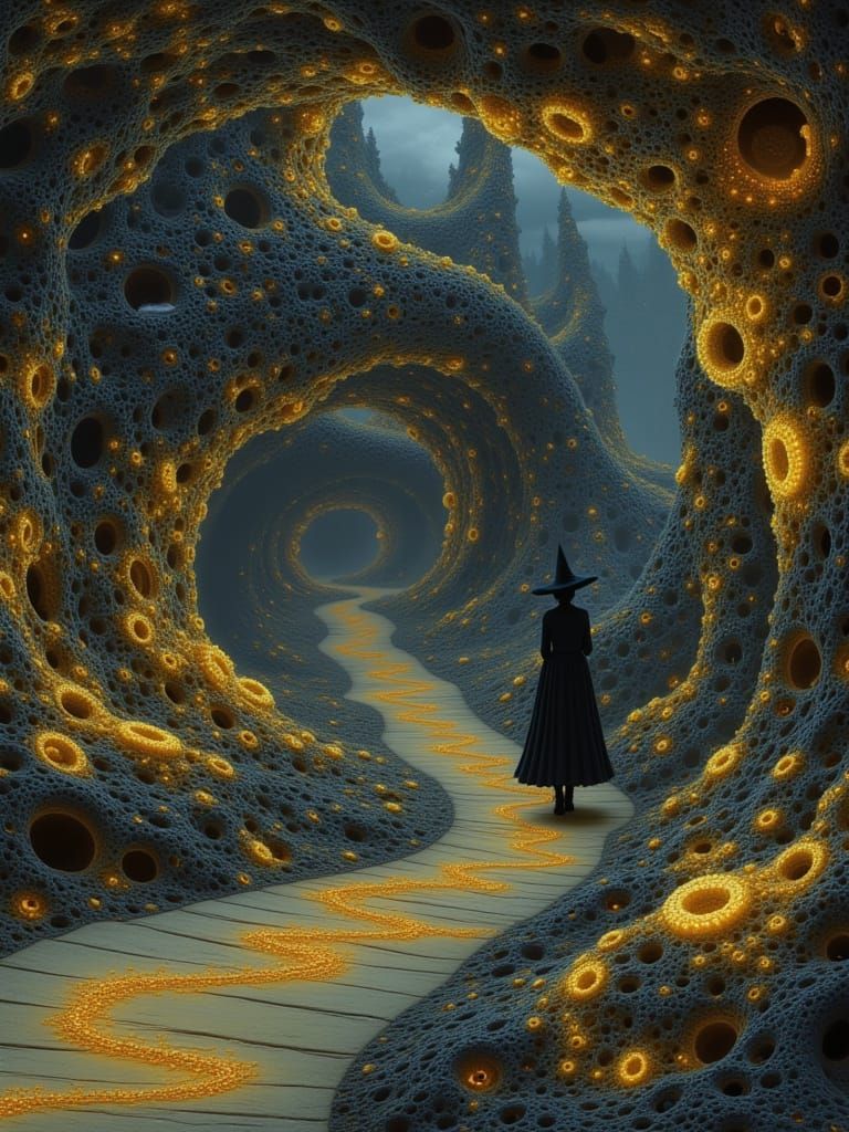 Witch Lost in Shifting Labyrinth of Spellbooks