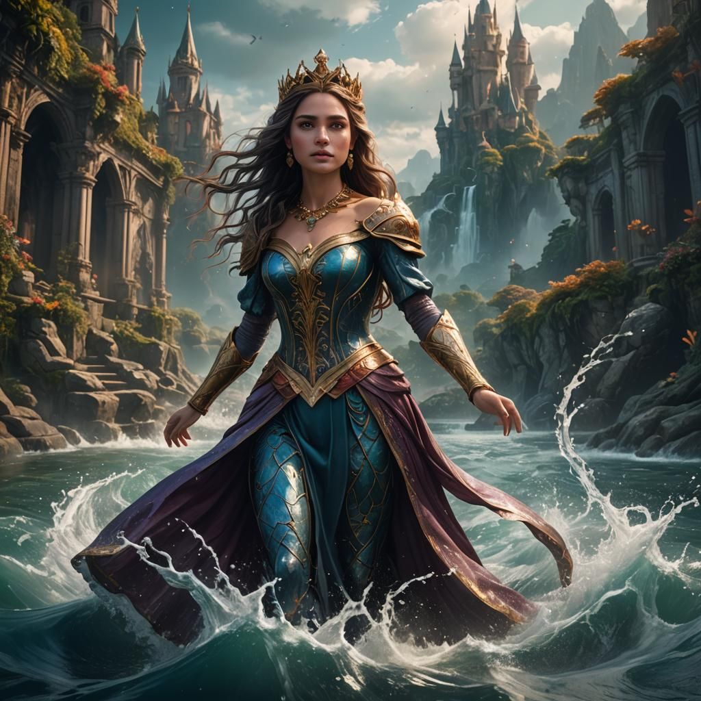 Princess Rising: Detailed Fantasy Concept Art