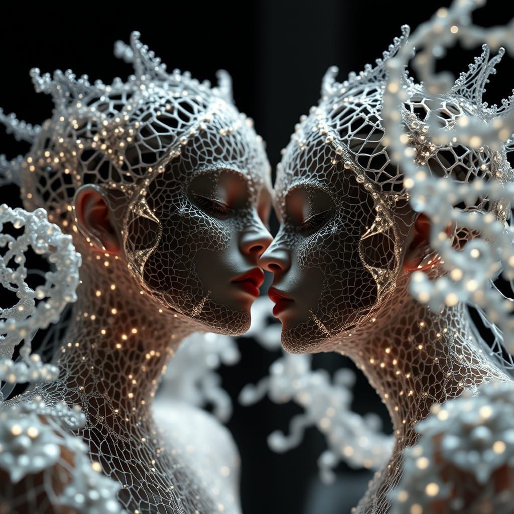 Organic Fractal Forms in Cinematic Photography