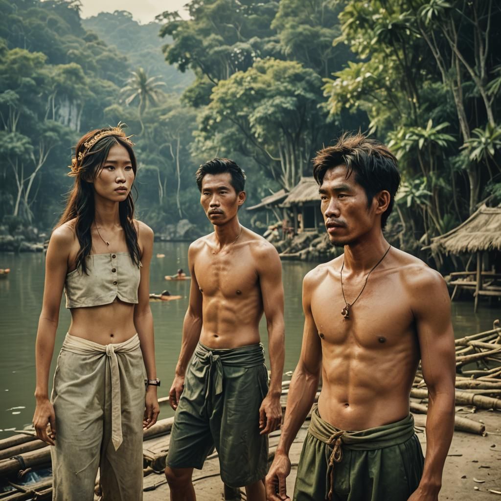 Vietnamese Fisherman King: Cinematic Film Still