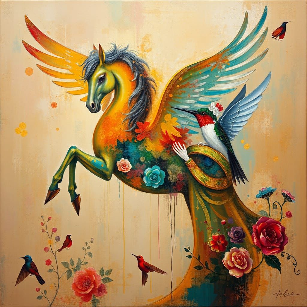 Pegasus and the Hummingbird