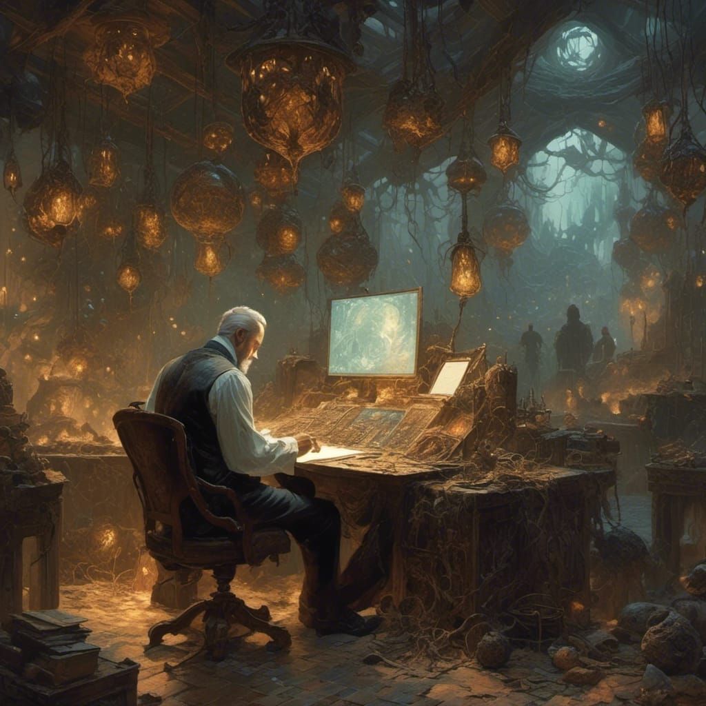 Futuristic Psychoanalyst Studio in 2050