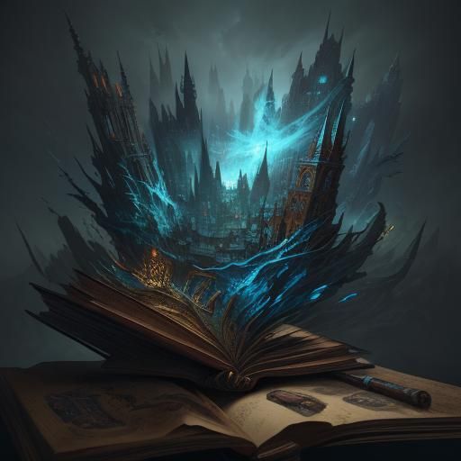 Fantastical Book Concept Art in Unreal Engine 5