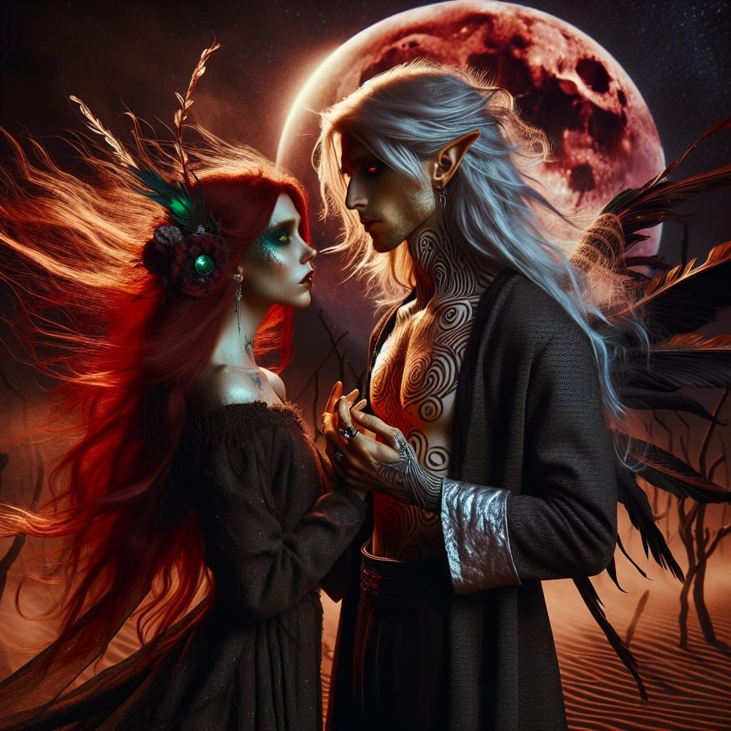Fae Romance Under a Blood-Red Moon