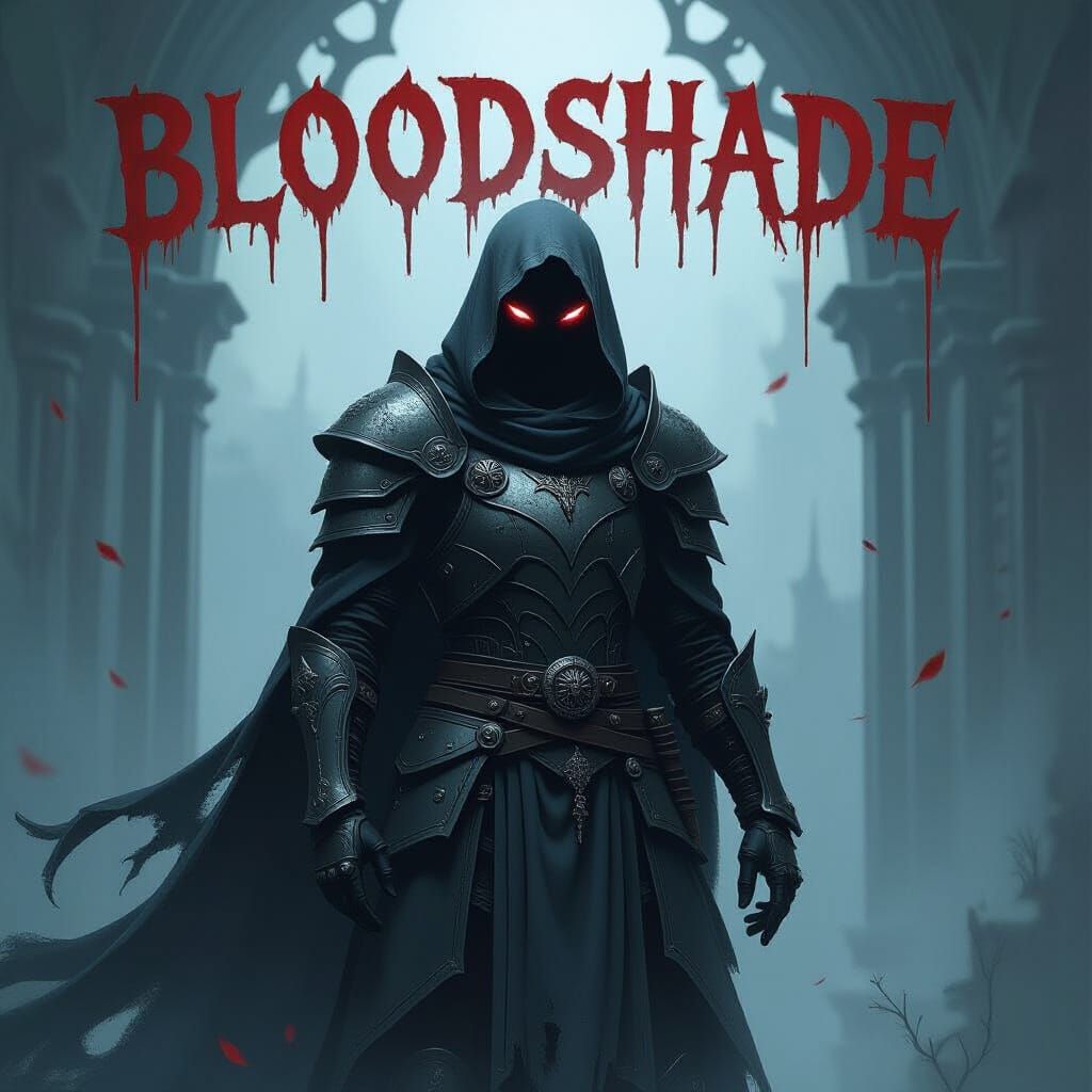 Bloodshade: Dark Fantasy Creature in Gothic Style