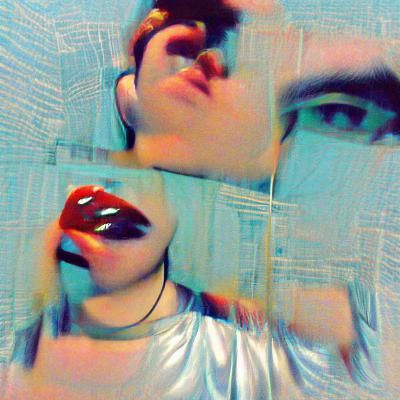 Abstract AI Interpretation of an Iconoclastic Prompt