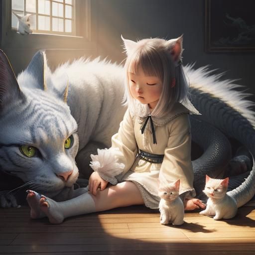 Girl and Dragon: Chiaroscuro Avatar Picture