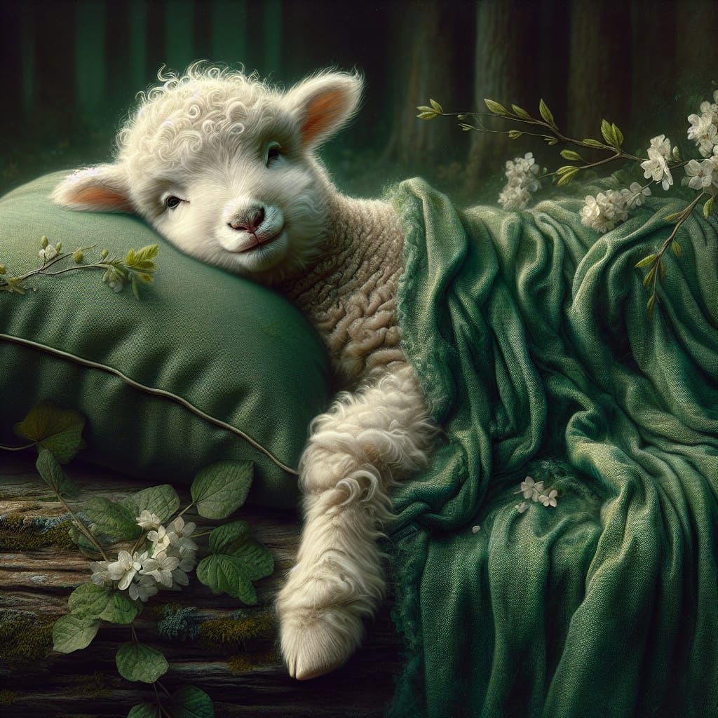 Lamb resting