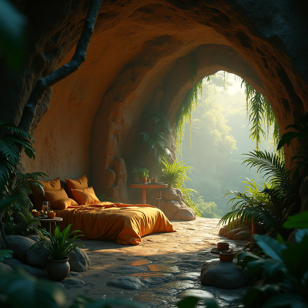 Amazon Jungle Cave Interior in Unreal Engine 5