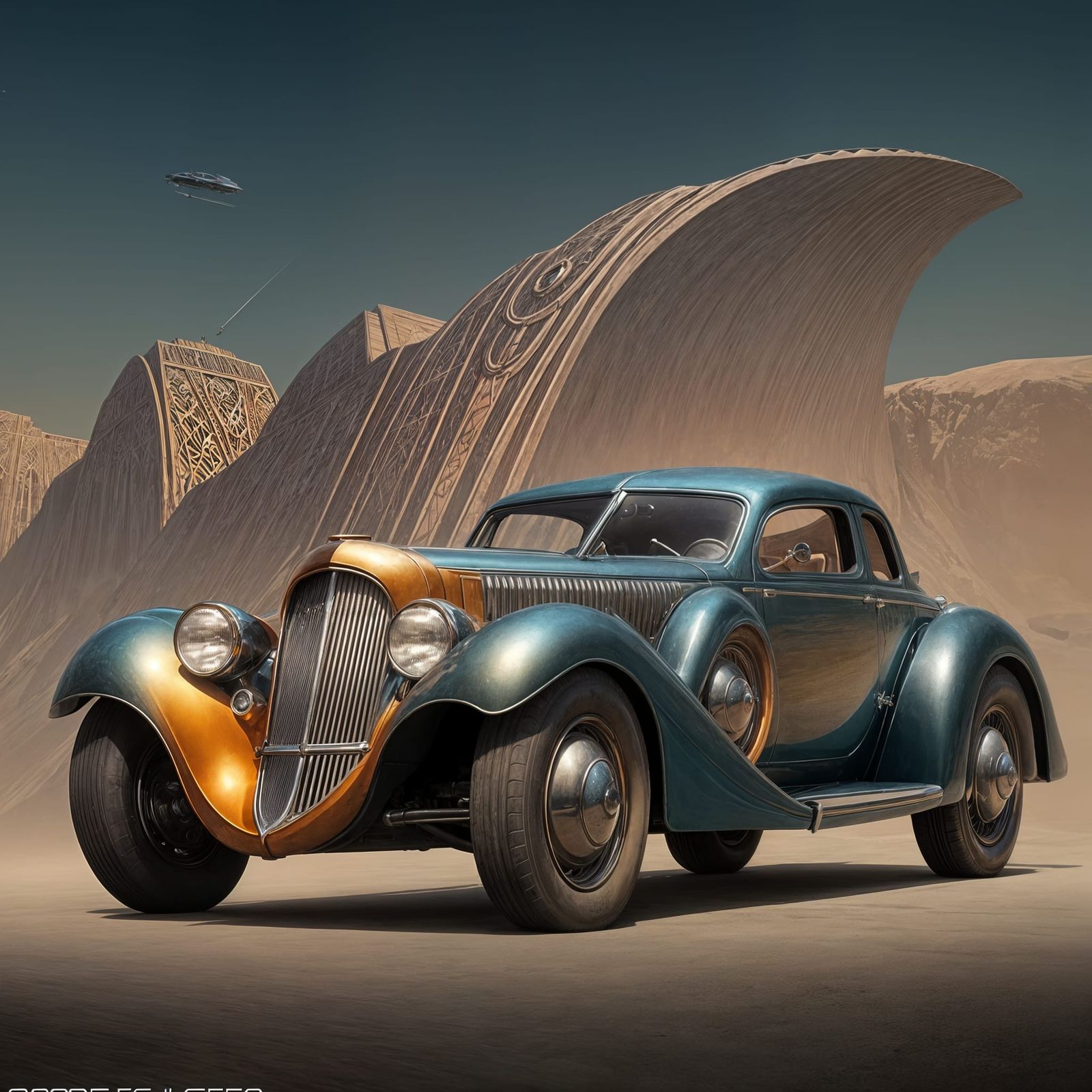 1935 Saoutchik Coupe in Art Deco Style