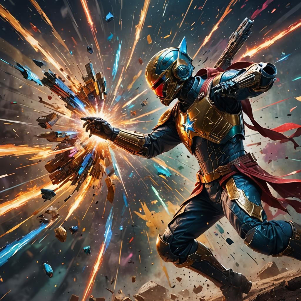 Hyperrealistic Star Fight Concept Art