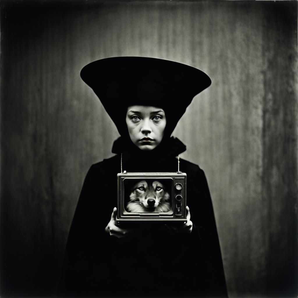 Surreal Horror Photograph of Strange Technology