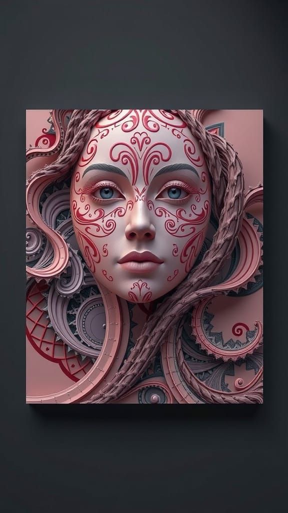 Fractal Wave Tessellation in 3D