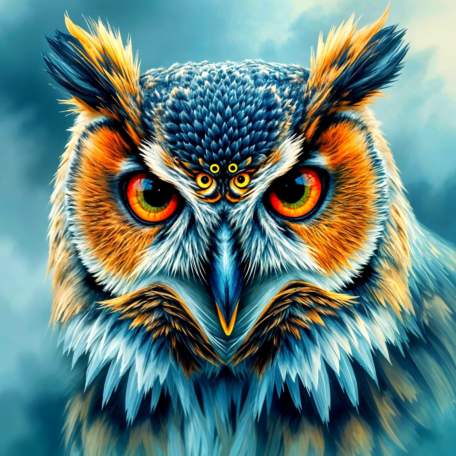 An Owl Painting
