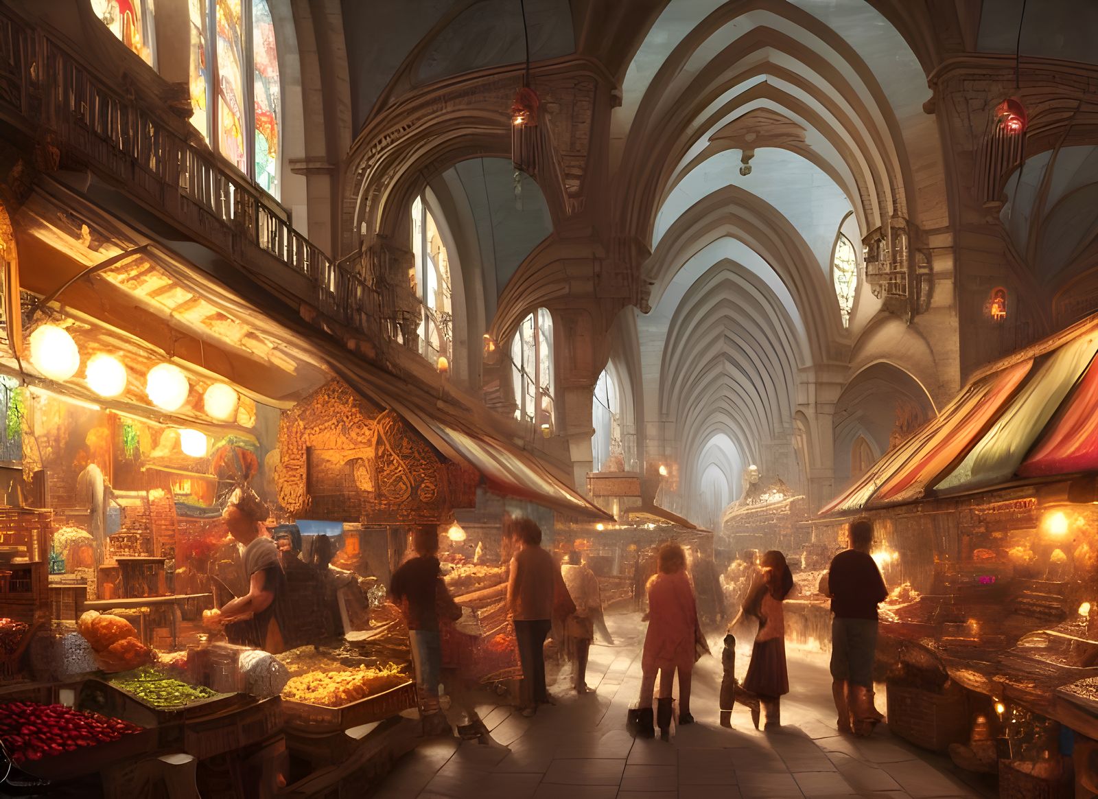 Cathedral Market: Fantasycore Maximalist Scene