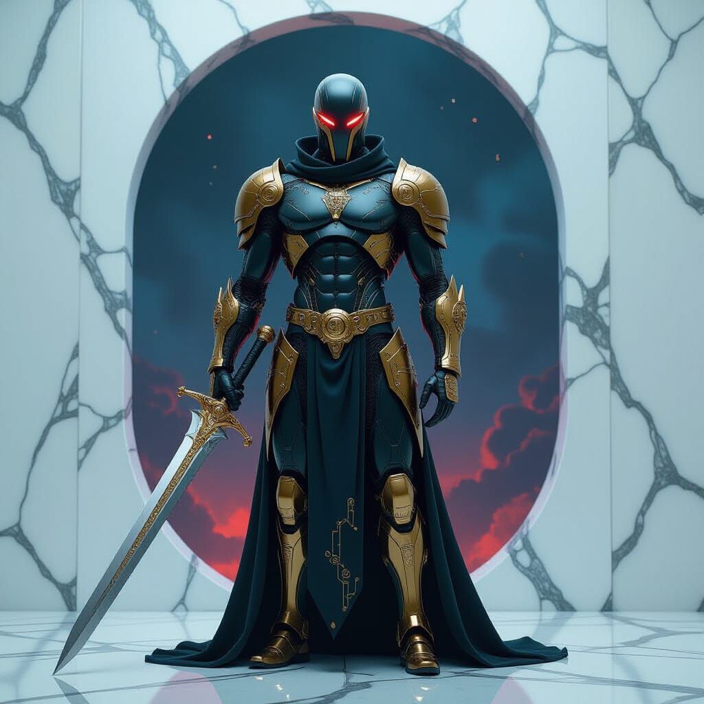 Biomechanical Prometheus in Cosmic Horror Style