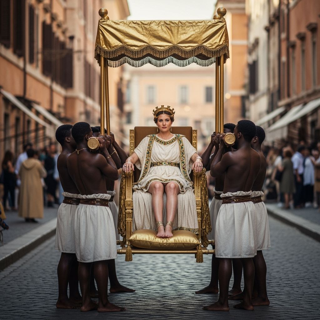 Empress Messalina Carried in Ancient Rome
