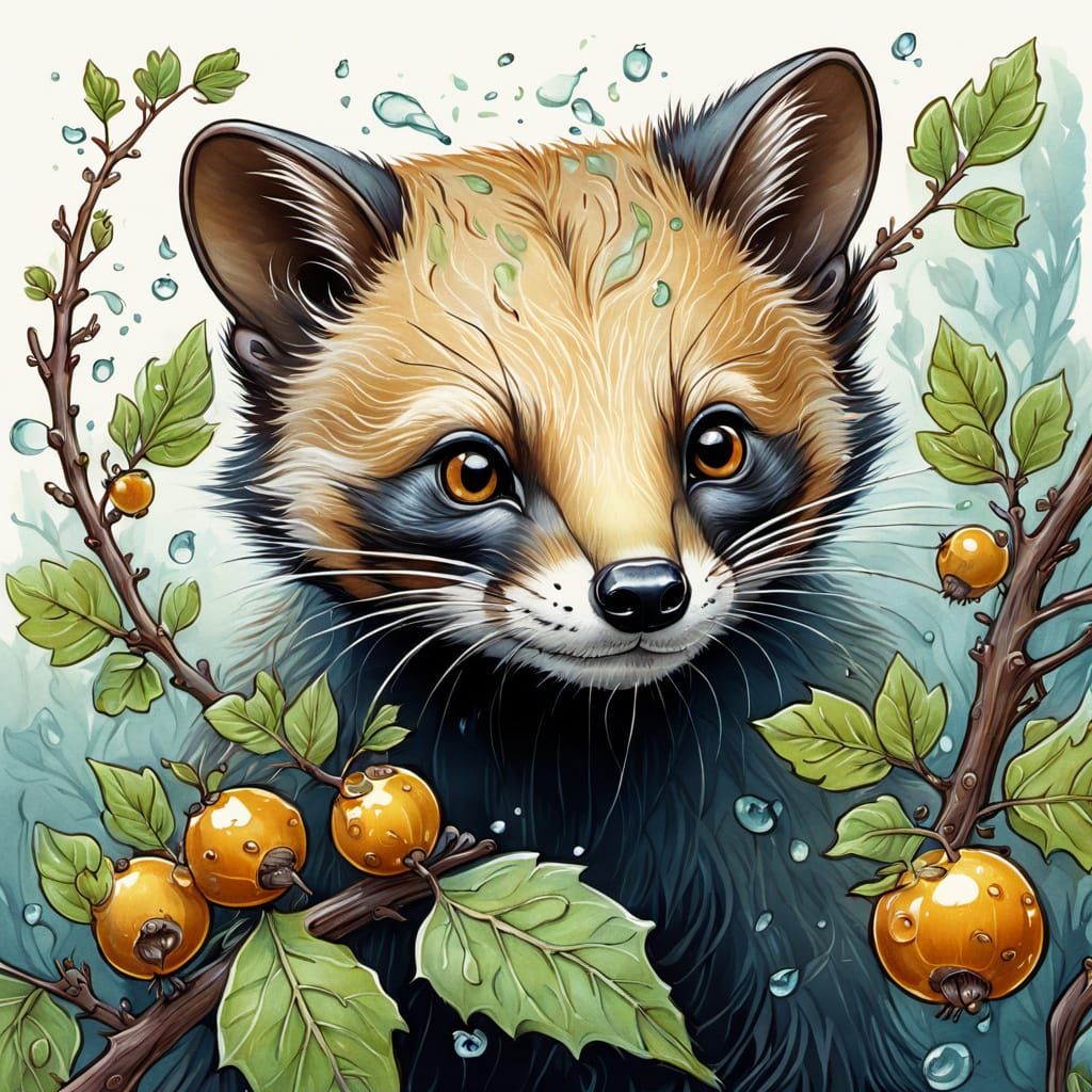 "I would tear like a marten in a gooseberry bush."