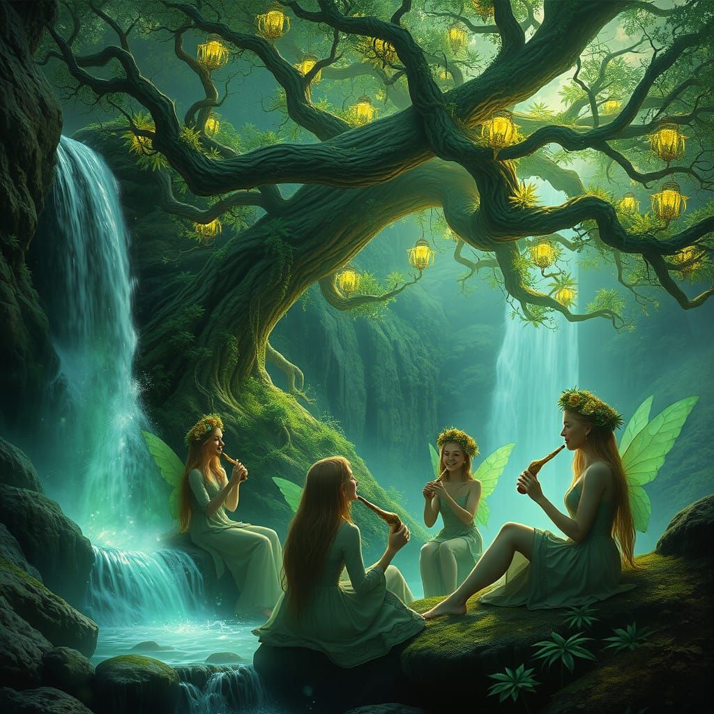 Ancient Gunja Oak Radiates Divine Energy Amidst Whimsical Fa...