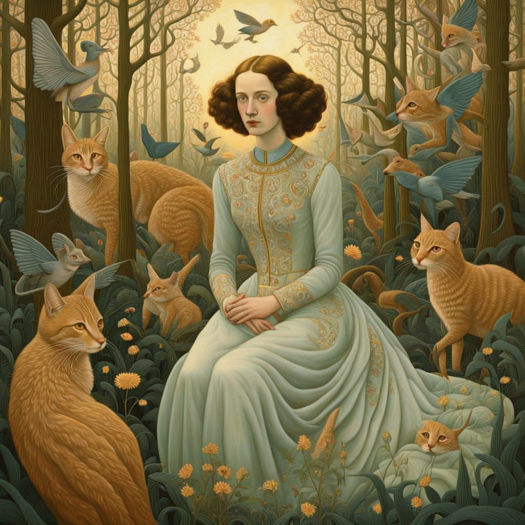 Whimsical Forest Creatures Celebrate Life in a Dreamlike Set...