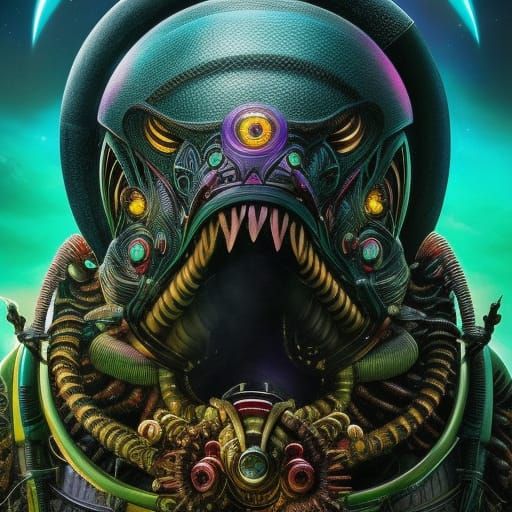 Horror Alien Teletubby Radiating Deadly Energy