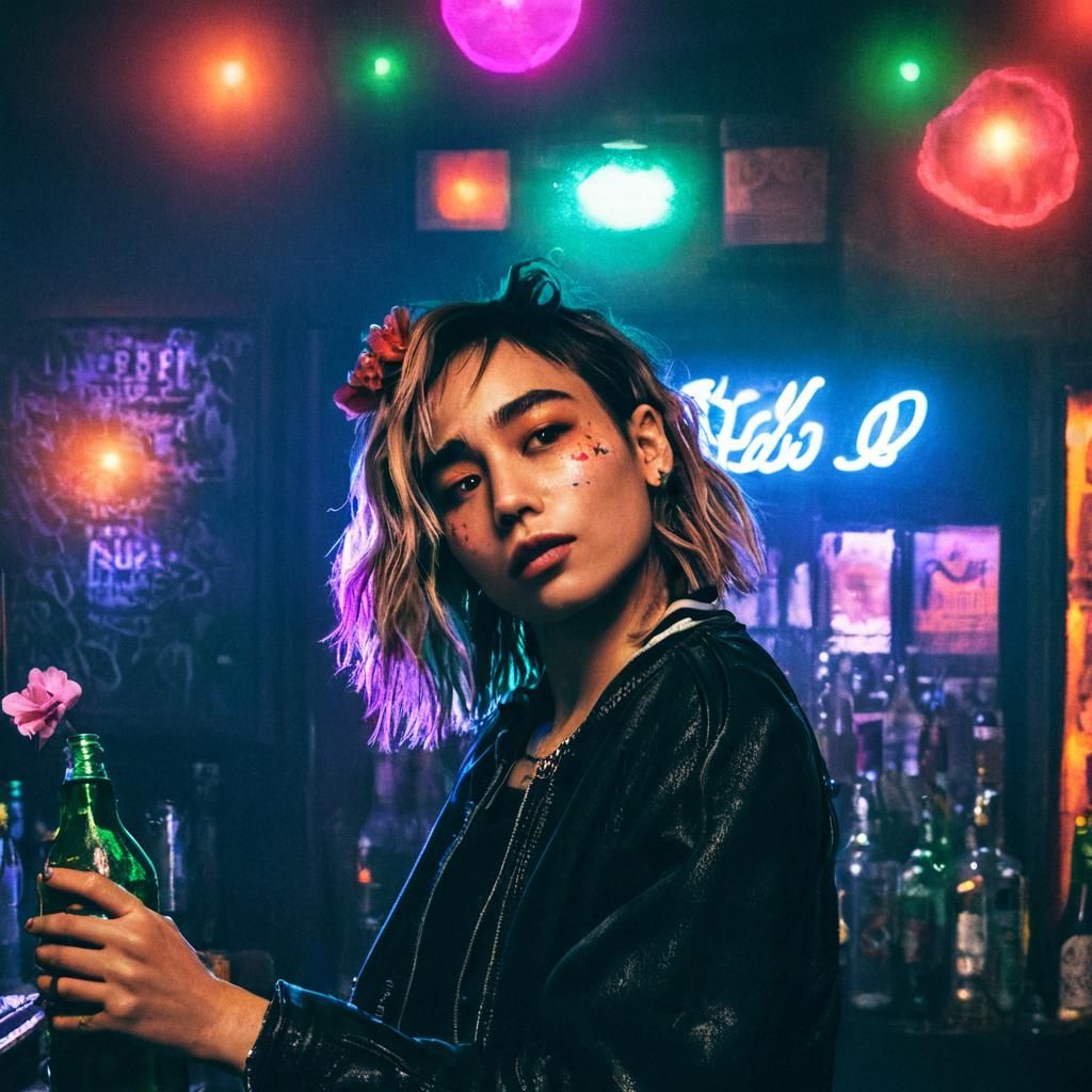 Moody Film Still of Person in Opulent Room