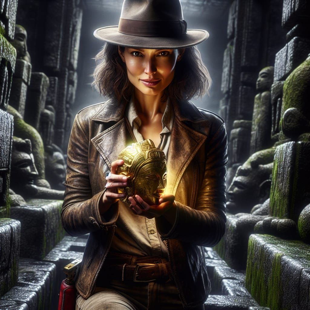 Female Adventurer Unleashes Daring Heist in Ancient Temple