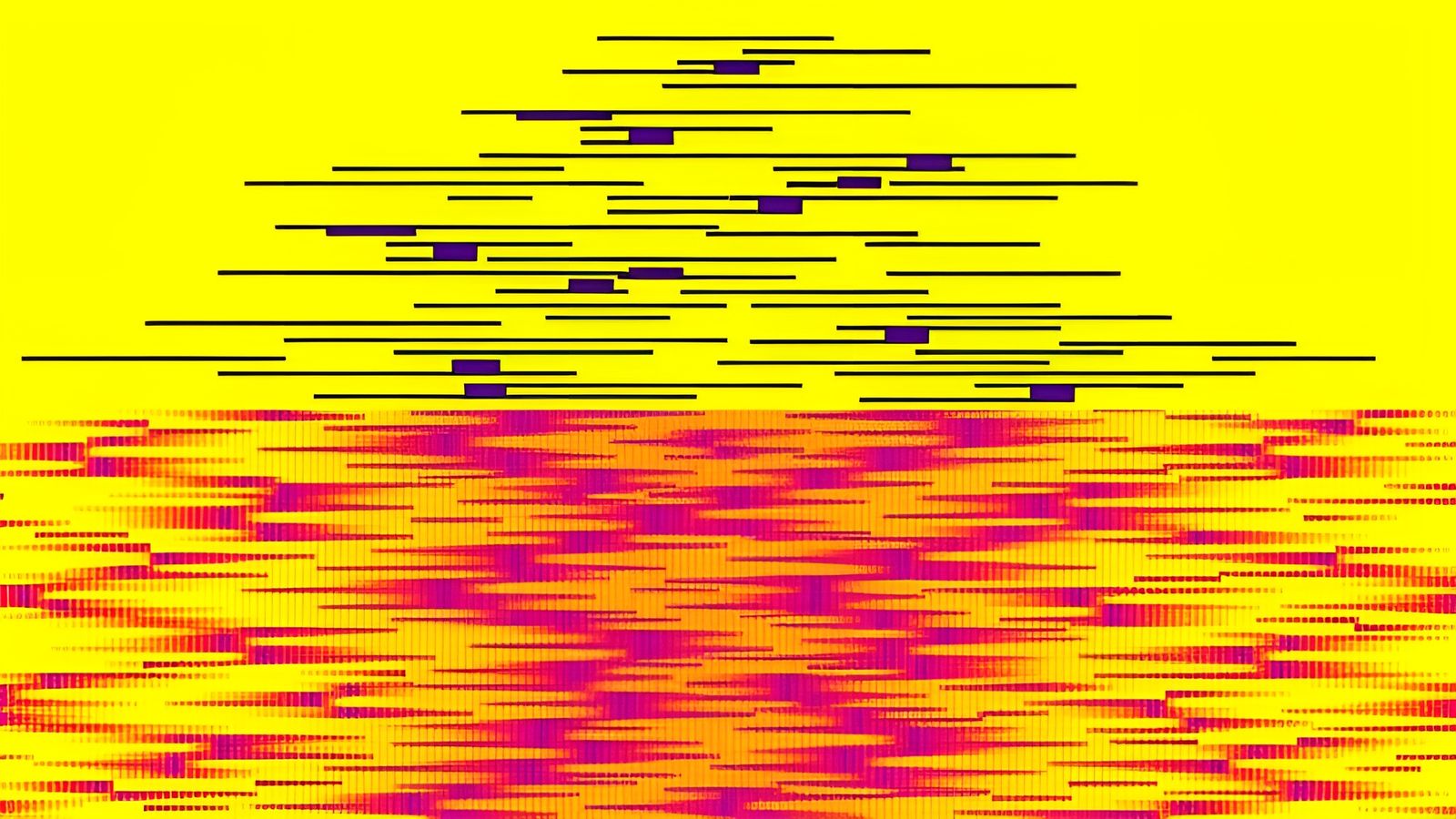 Textured Autostereogram of a Dying Corruption