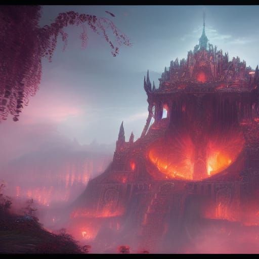 Detailed Matte Painting of a Beautiful Woman