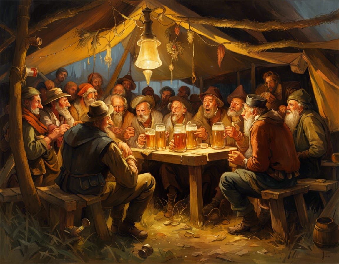 A Festive and Talkative Bunch