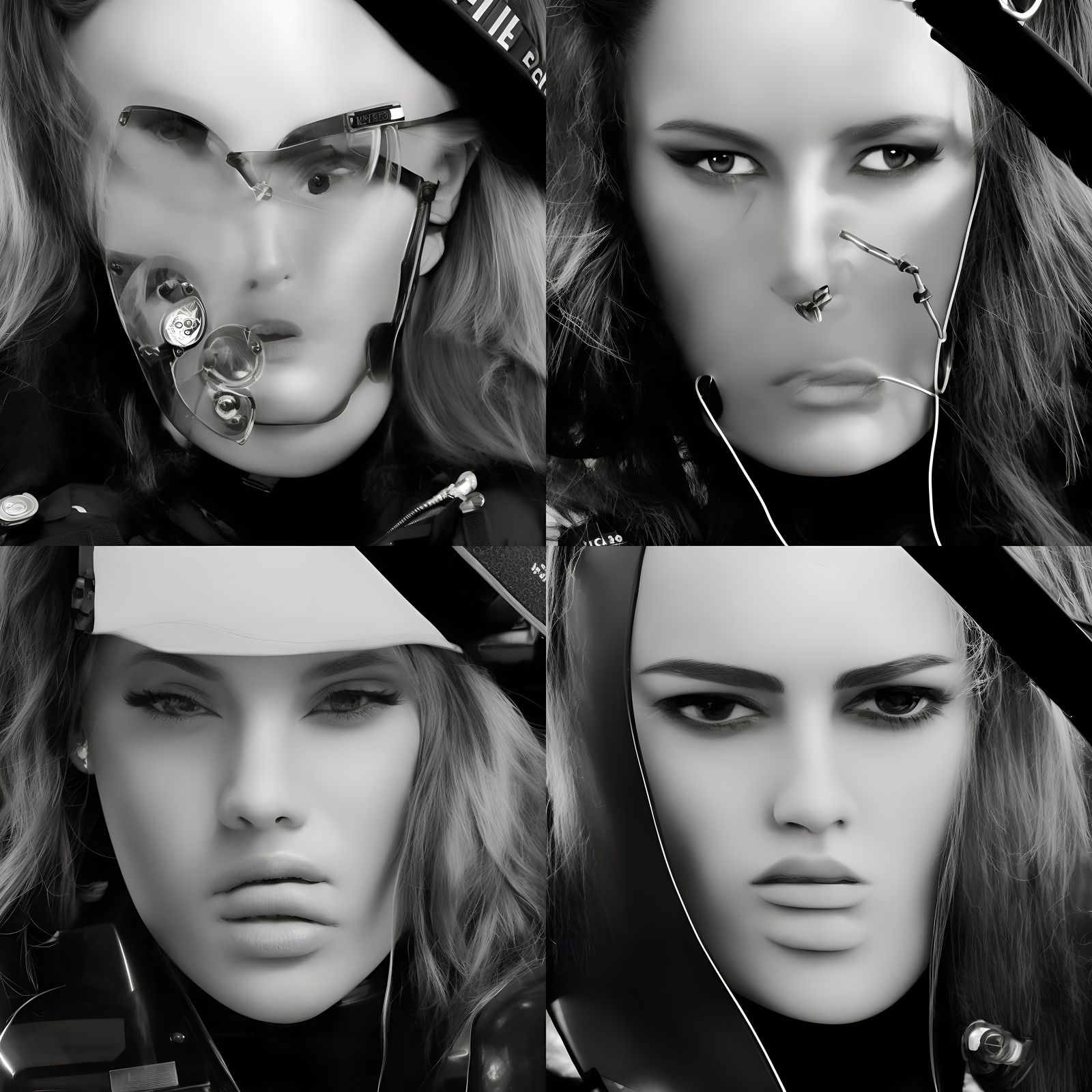 Futuristic Fashionable Women Police Officers